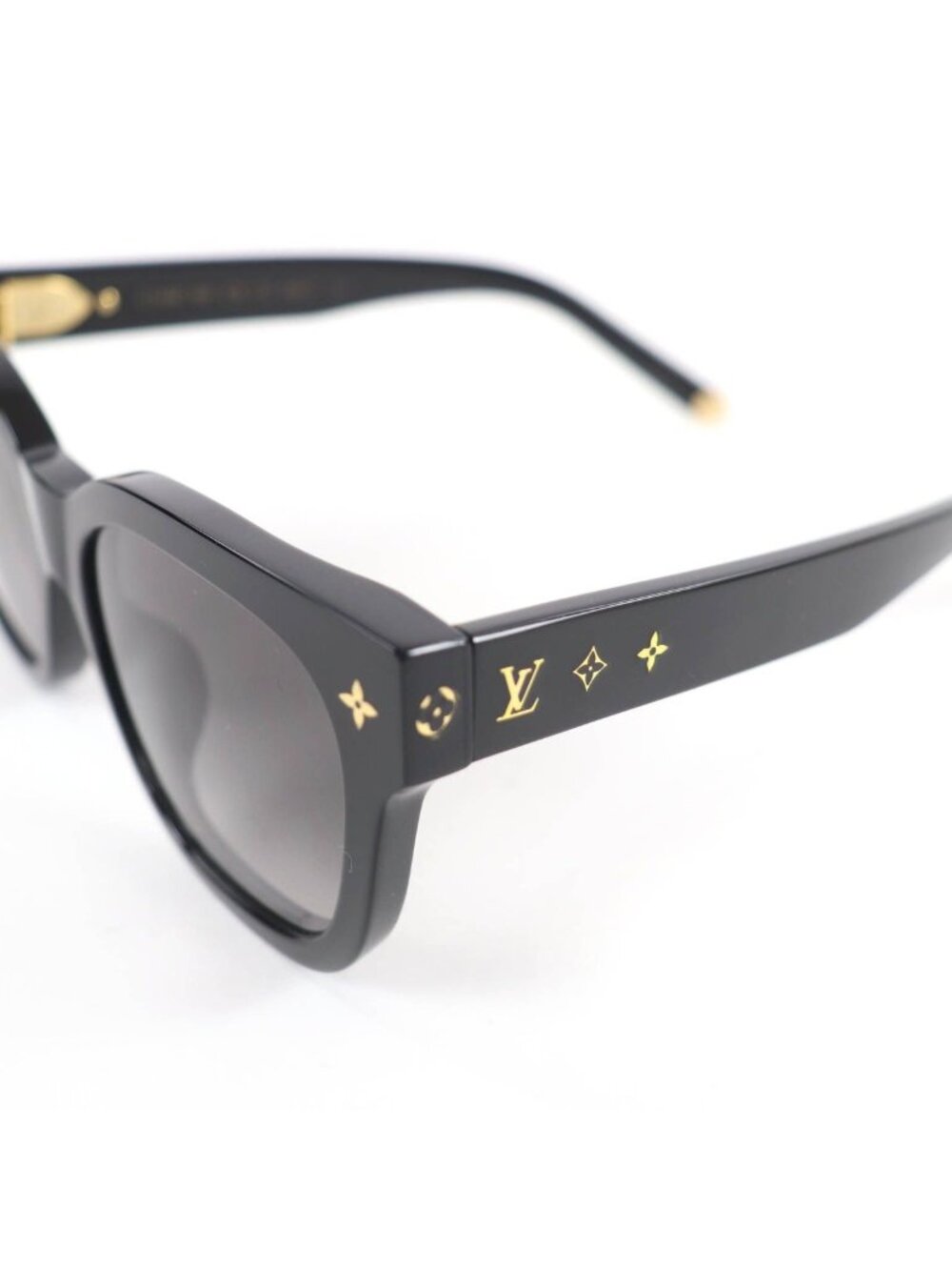 Louis Vuitton Sunglasses My Monogram Square Black Gold - Picture 8 of 11